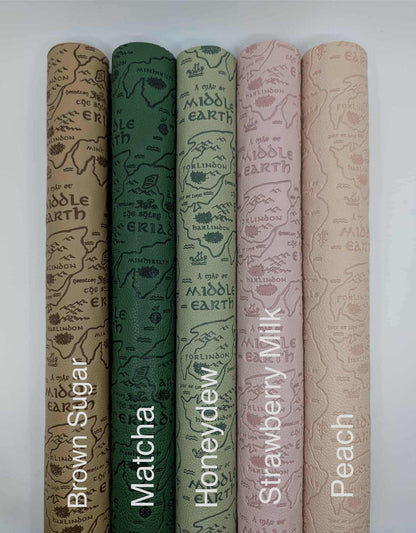 Retail FLAWED Two Toned Pebble Deboss Vinyl 18" Roll LORD MAP