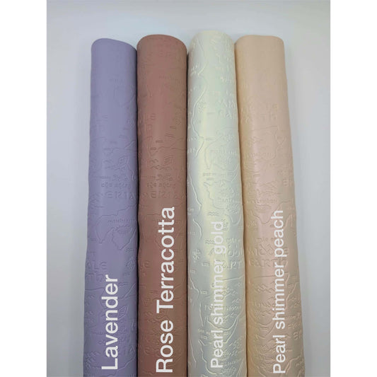 Retail Vinyl Single Toned Buttery Smooth Vinyl 18" Roll LORD MAP