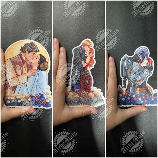 RETAIL Printed Vinyl Klimt Wars Bag Panel Set of 3