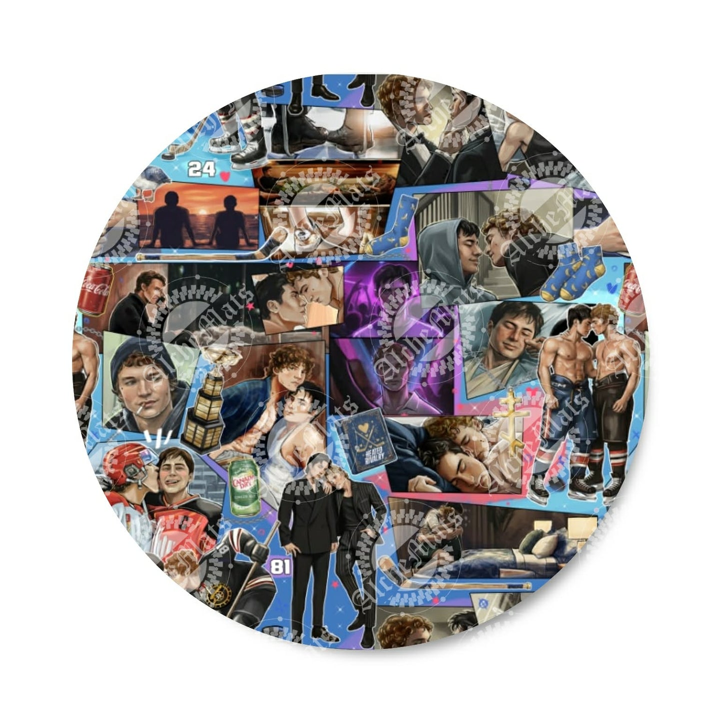 Preorder R30 Fabric/Vinyl Hockey Romance