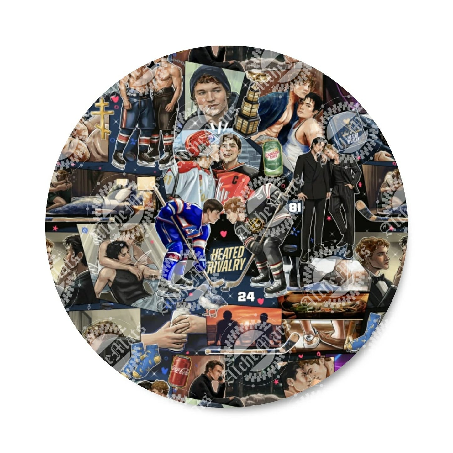 Preorder R30 Fabric/Vinyl Hockey Romance