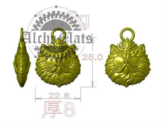 Preorder R31 Hardware Princess Cat #5 Zipper Pulls