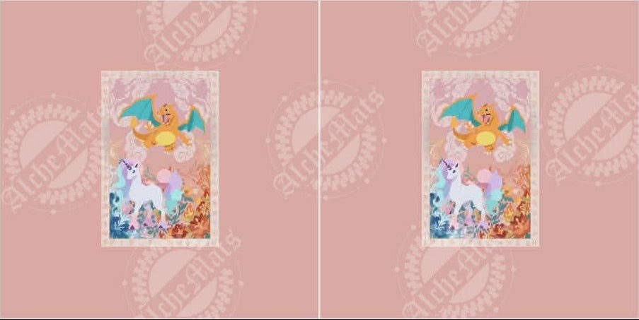 Preorder R30 Fabric Adult Clothing Panel Unicorn Tapestry Pastel