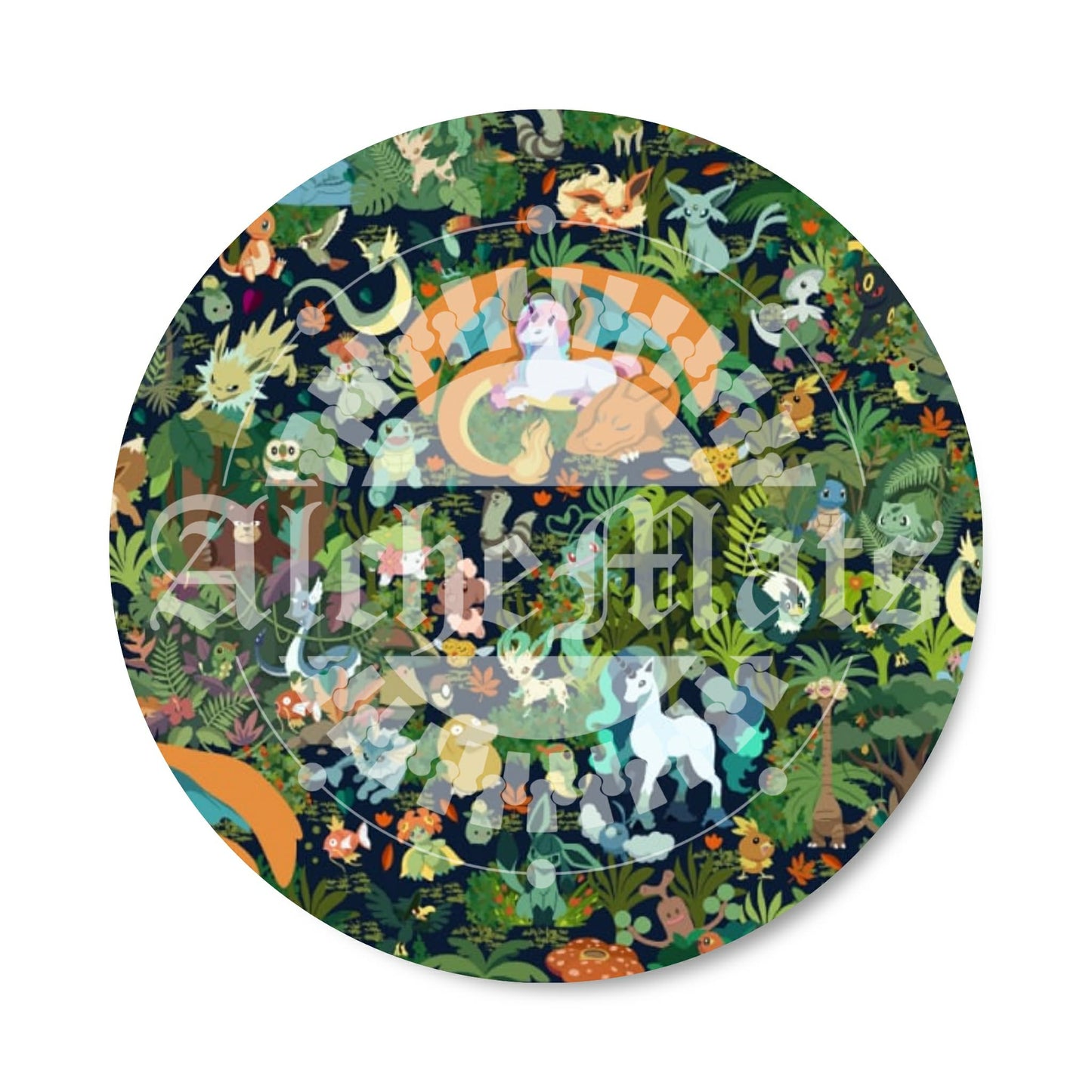 Preorder R30 Fabric/Vinyl Unicorn Tapestry Stacked