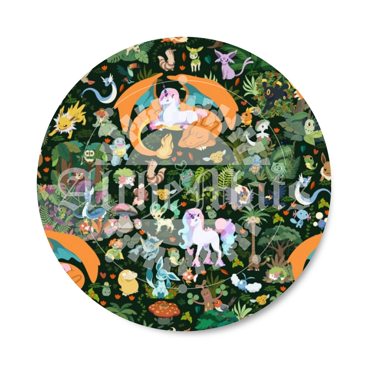 Preorder R30 Fabric/Vinyl Unicorn Tapestry Tossed
