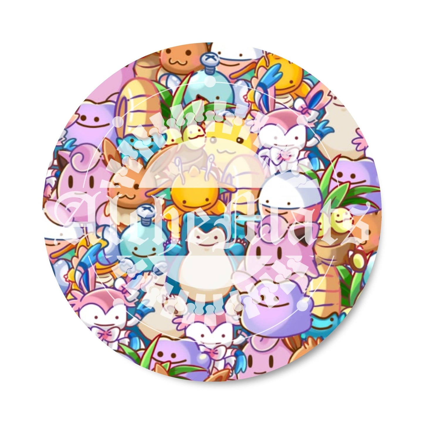 Preorder R30 Fabric/Vinyl Poke Plushies Stacked
