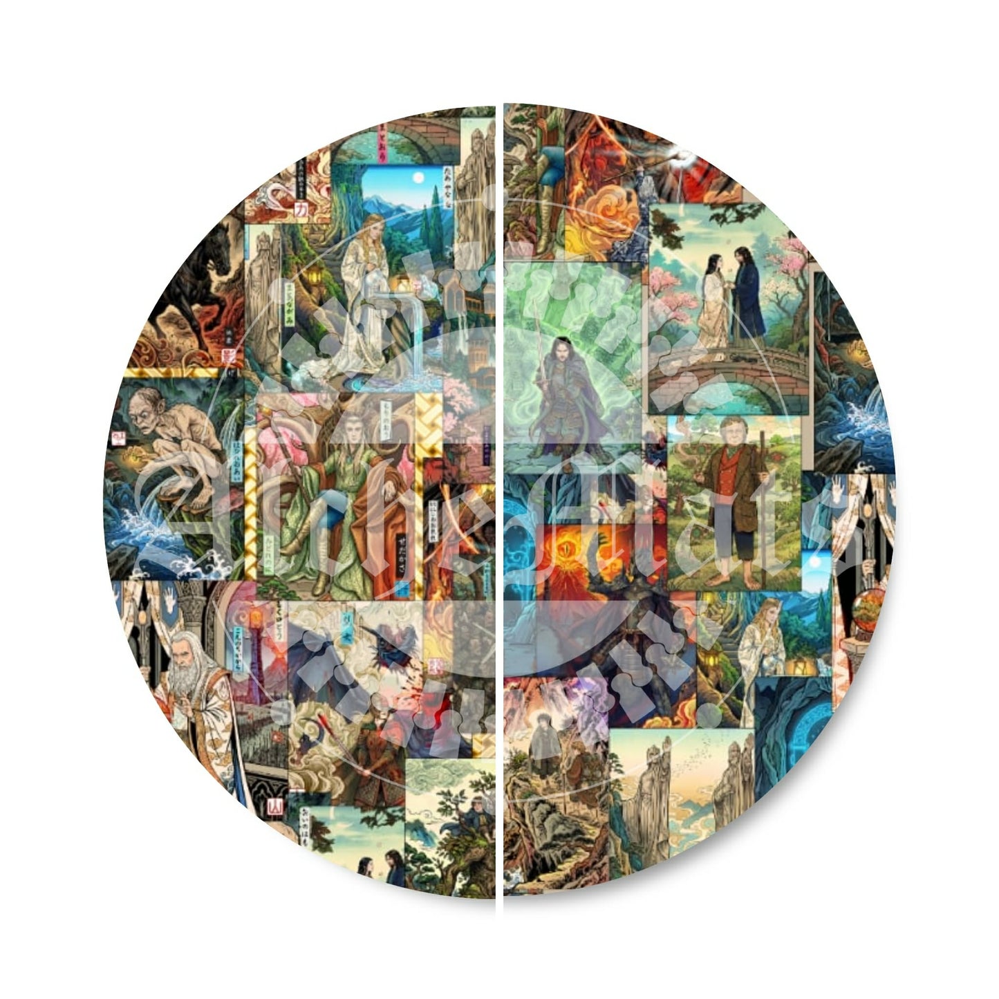 Preorder R30 Fabric/Vinyl LOTR JP Painting Stacked ELF
