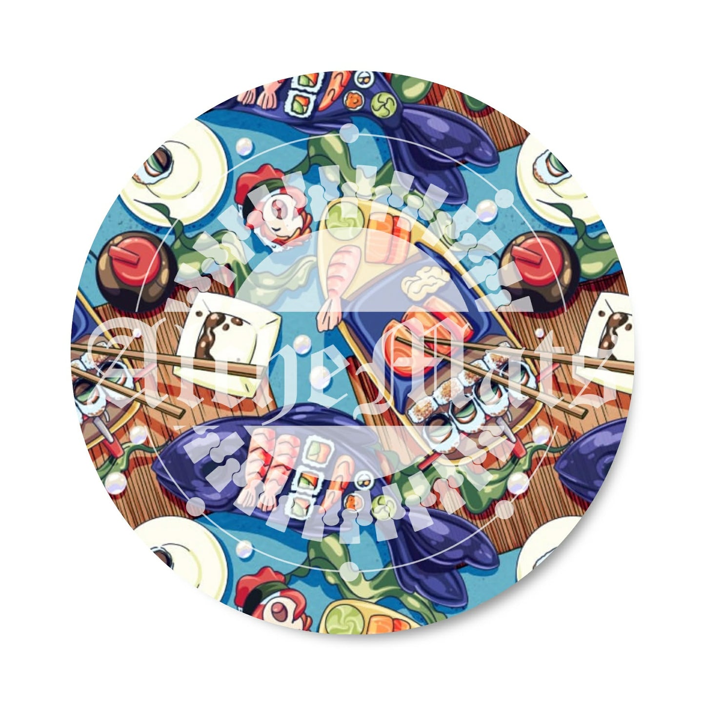 Preorder R30 Fabric/Vinyl Fish Girl Sushi Boat