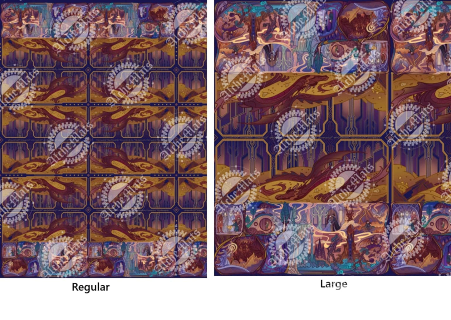 Preorder R30 FABRIC LOTR Story Double Border SEAMLESS