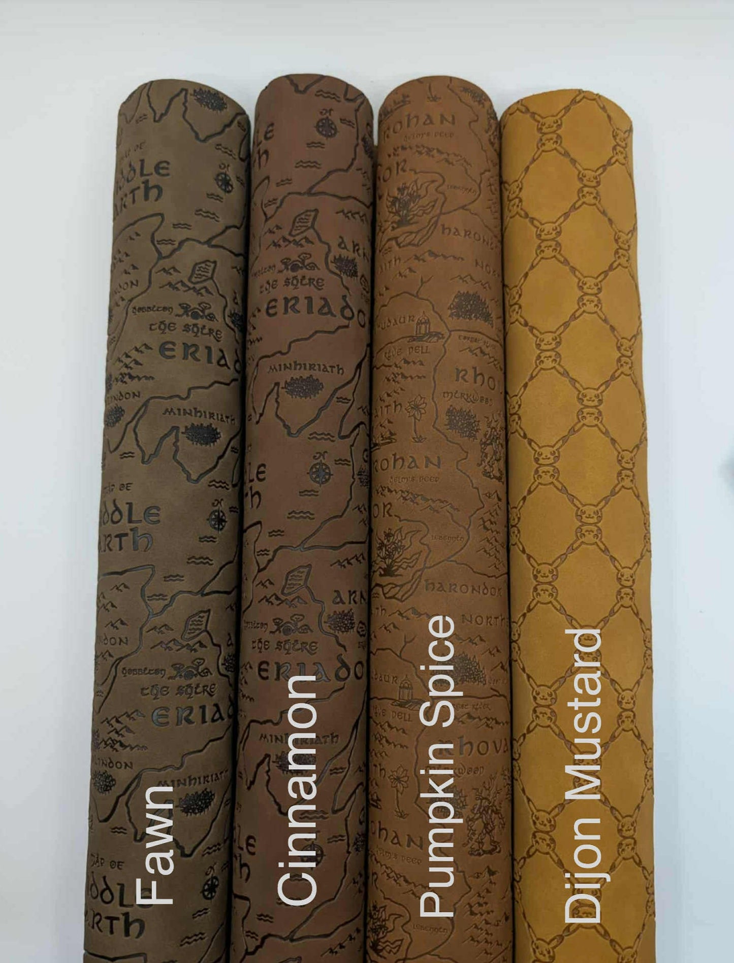 Retail FLAWED Two Toned Matte Suede Deboss Vinyl 18" Roll LORD MAP