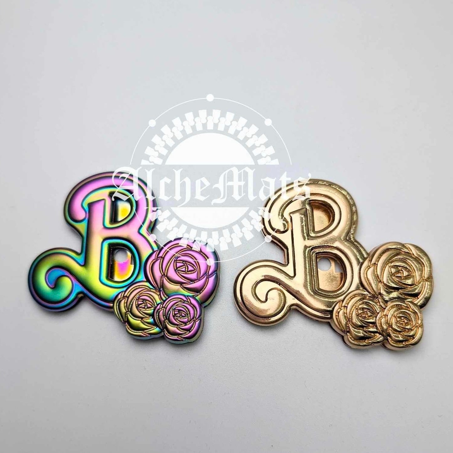 RETAIL Hardware Floral B Magnet INDIVIDUAL