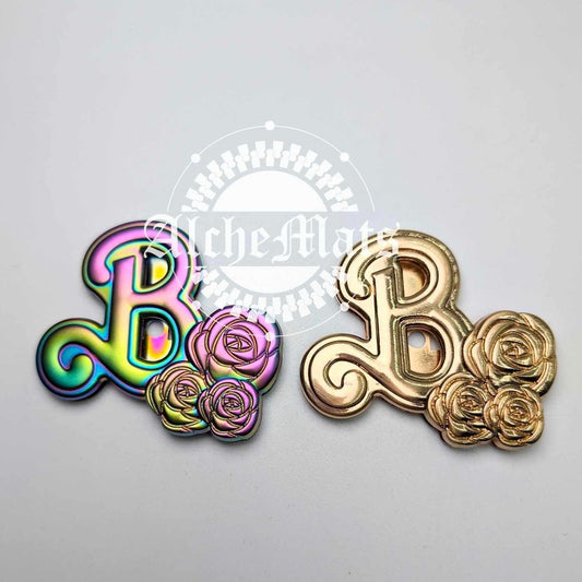 RETAIL Hardware Floral B Magnet INDIVIDUAL
