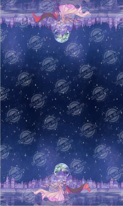Preorder R30 Fabric Mooncrossed Lovers Double Border Rerun