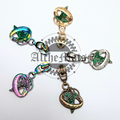 Retail Hardware Fellowship Glitter Enamel #5 Zipper Pull