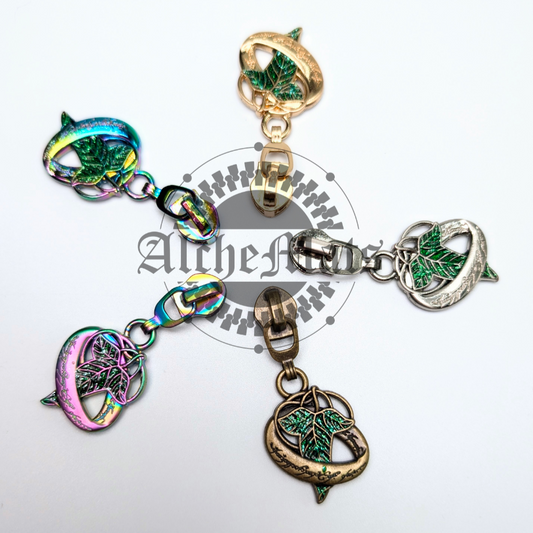 Retail Hardware Fellowship Glitter Enamel #5 Zipper Pull