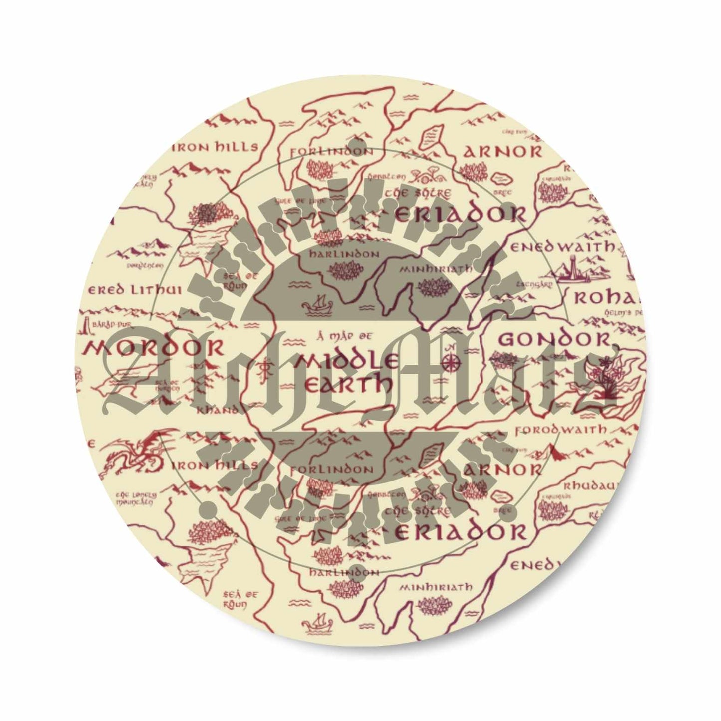 Preorder R30 Fabric/Vinyl Lord Map Coordinate
