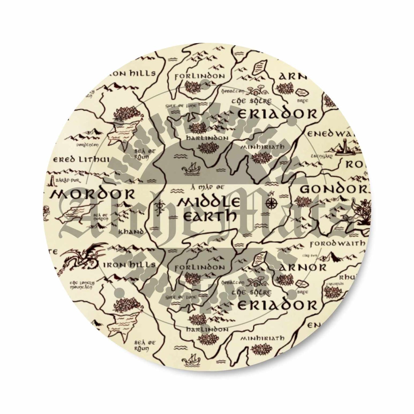 Preorder R30 Fabric/Vinyl Lord Map Coordinate