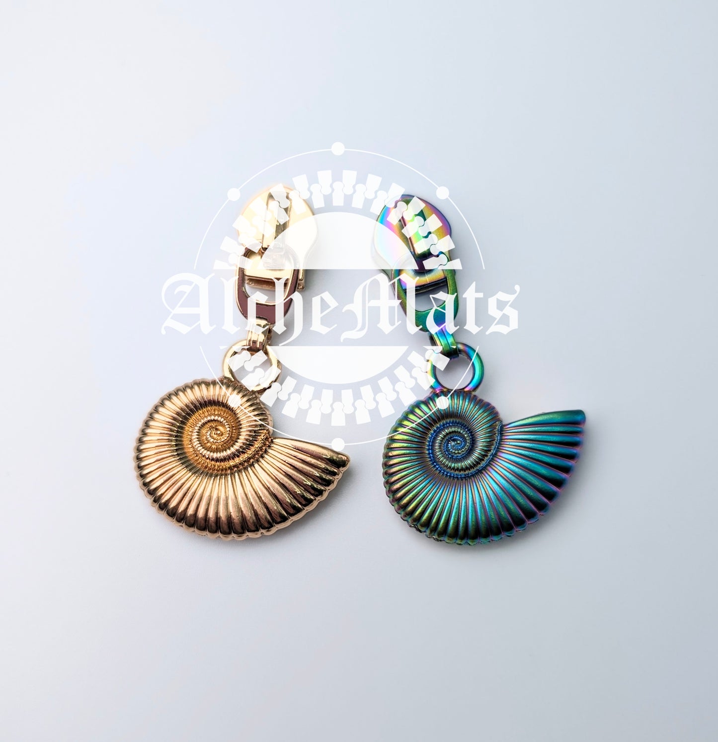 RETAIL Hardware Sea Shell Zipper Pull #5
