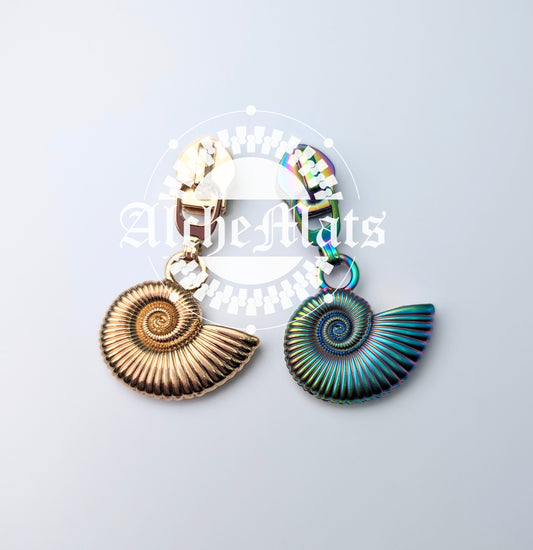 RETAIL Hardware Sea Shell Zipper Pull #5