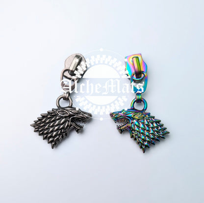 RETAIL Hardware Wolf Zipper Pull #5
