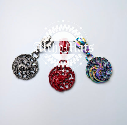 RETAIL Hardware Dragon Zipper Pull #5