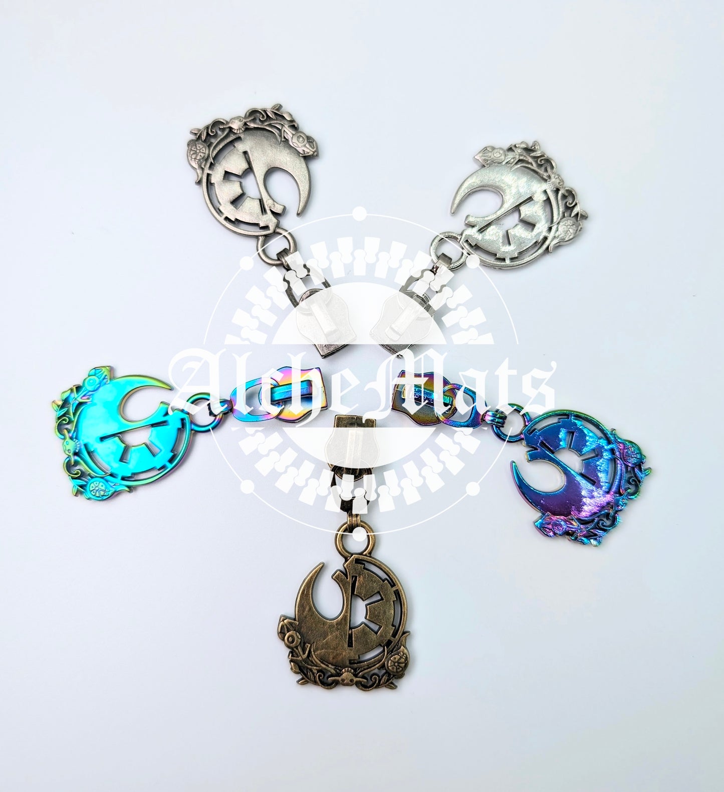 Retail Hardware Nouveau Zipper Pull #5