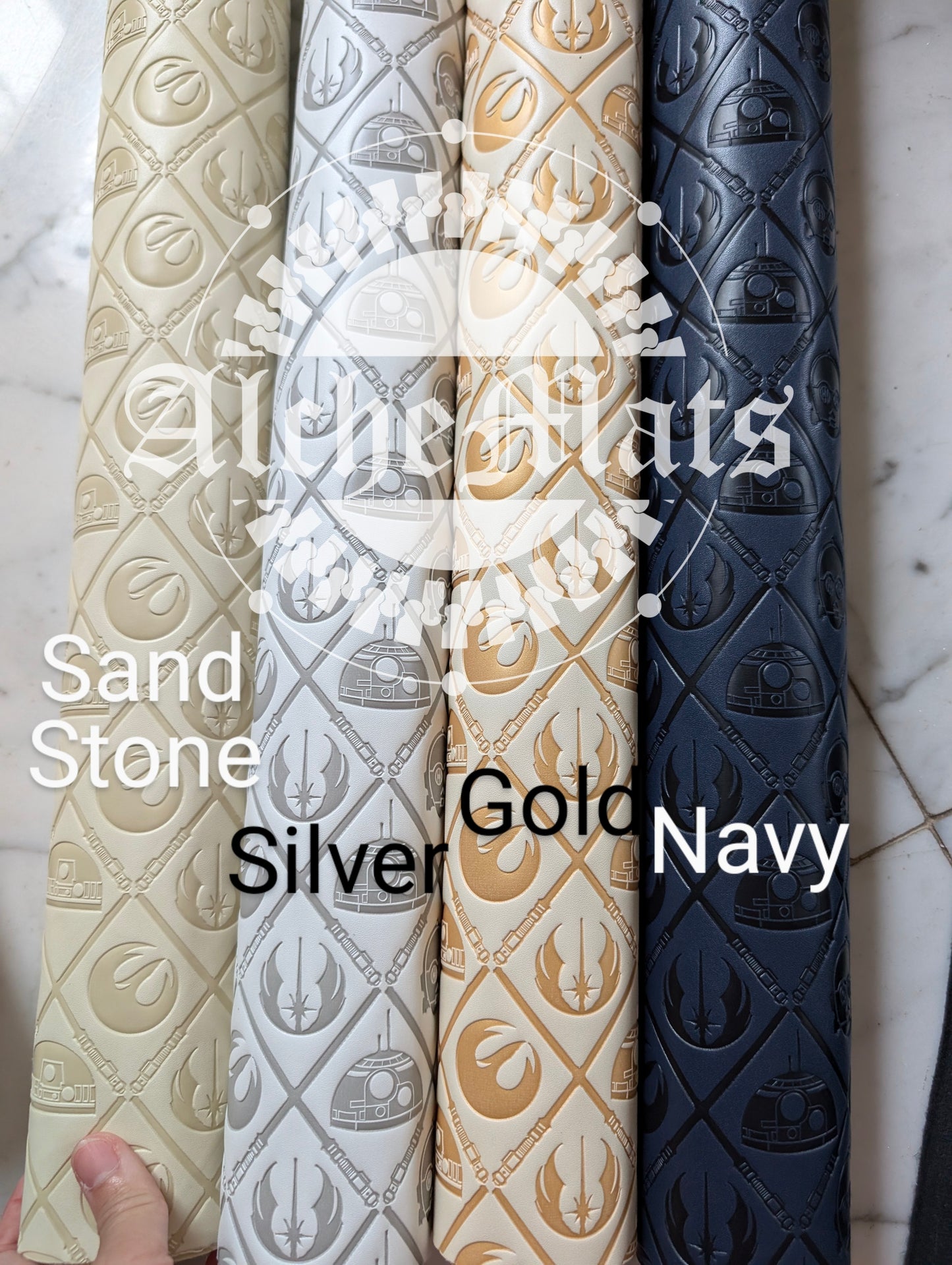 RETAIL Two Toned Deboss Vinyl 18" Roll Good Guys