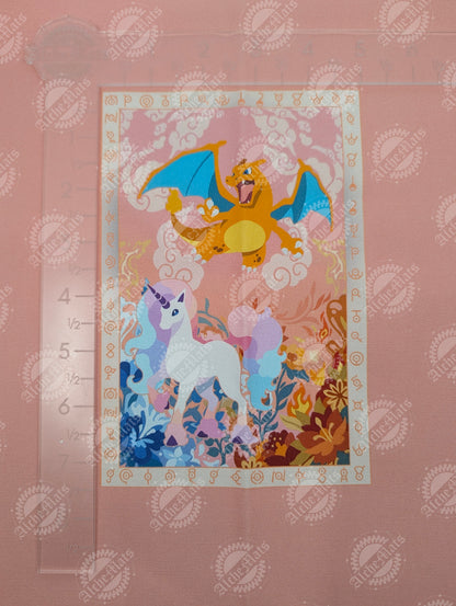 Preorder R30 Fabric Adult Clothing Panel Unicorn Tapestry Pastel