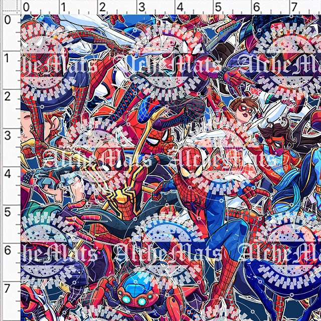 Preorder R30 FABRIC/VINYL Stacked Spider Comic
