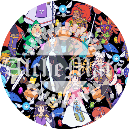 Preorder R30 Fabric/Vinyl Cartoony Hairule Characters