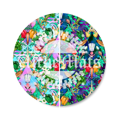 Preorder R30 Fabric/Vinyl Veggie Rat Damask