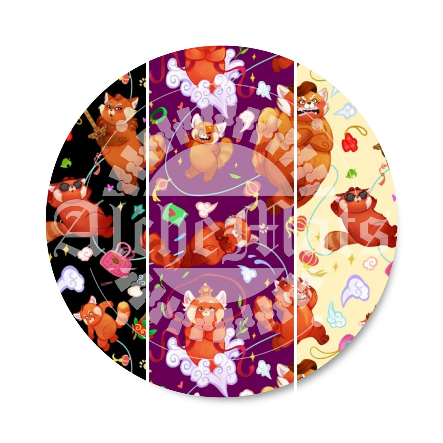 Preorder R30 Fabric/Vinyl Red Pandamonium
