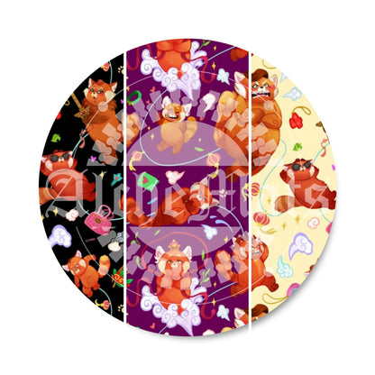 Preorder R30 Fabric/Vinyl Red Pandamonium