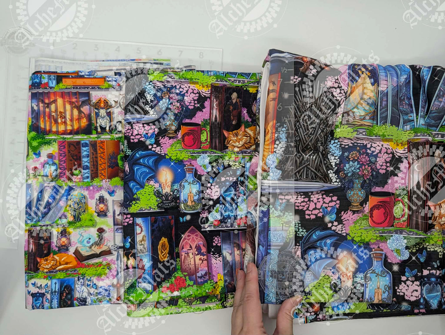 Preorder R30 FABRIC/VINYL Bookish Romantasy Shelf