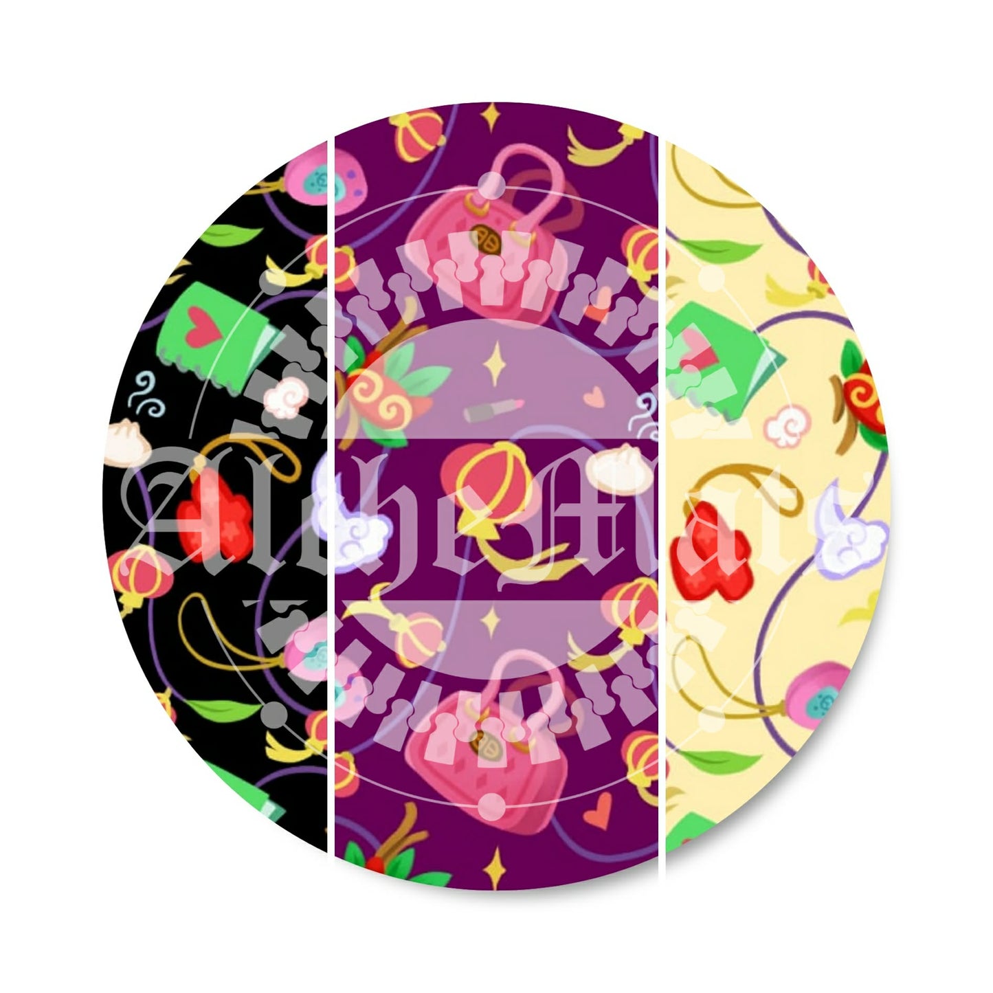 Preorder R30 Fabric/Vinyl Red Pandamonium Coordinate
