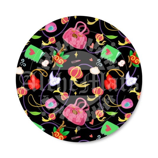 Preorder R30 Fabric/Vinyl Red Pandamonium Coordinate