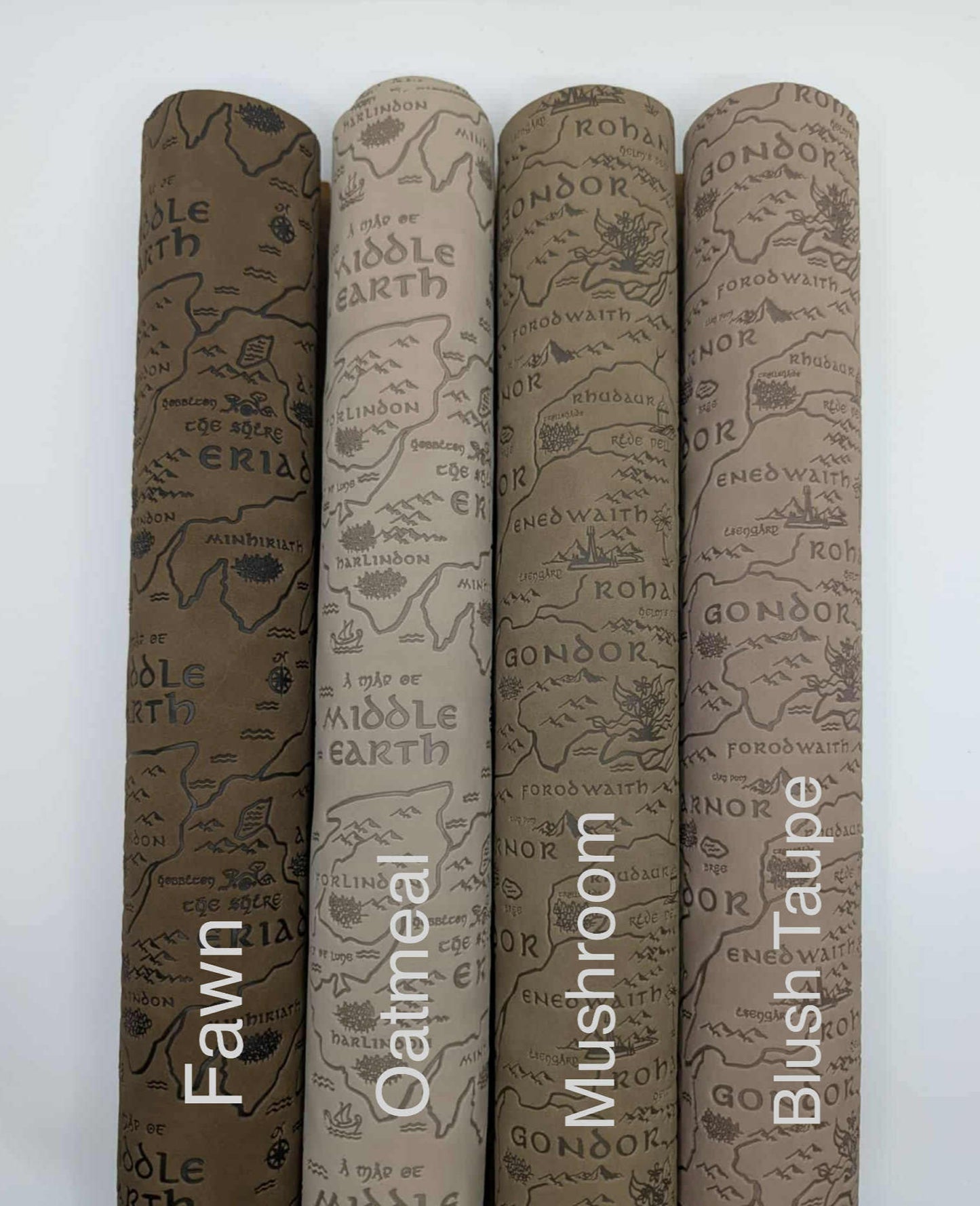 Retail FLAWED Two Toned Matte Suede Deboss Vinyl 18" Roll LORD MAP