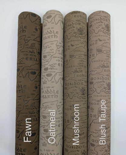 Retail FLAWED Two Toned Matte Suede Deboss Vinyl 18" Roll LORD MAP