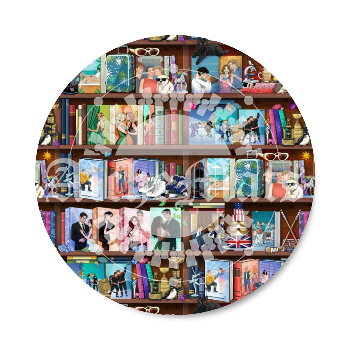 Preorder R30 Fabric/Vinyl Contemporary Romance Shelf