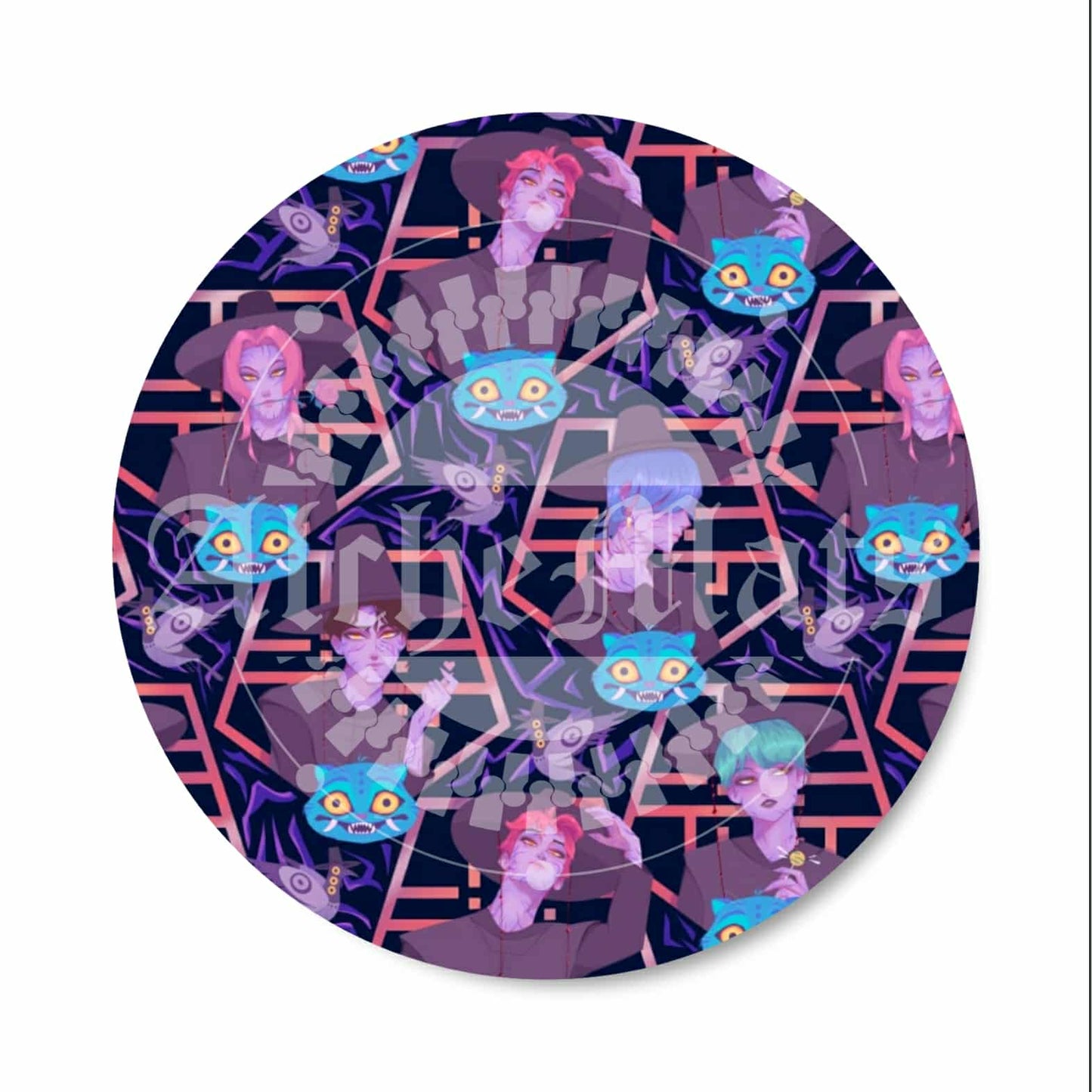 Preorder R30 Fabric/Vinyl Idol Damask