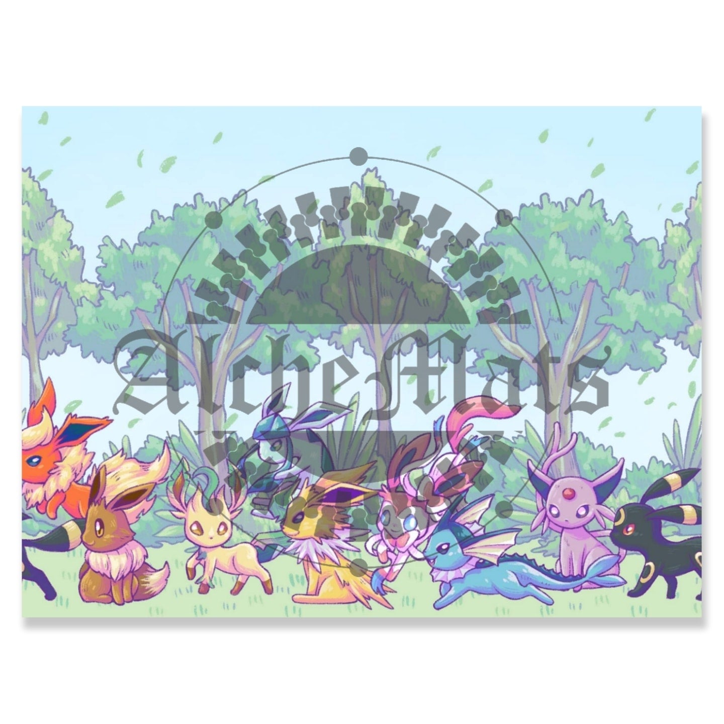 Preorder R30 Fabric Forest Evolution Double Border Print