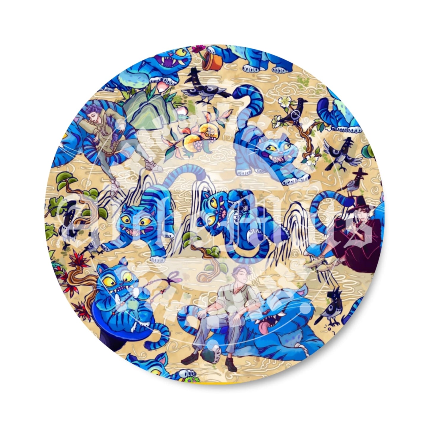 Preorder R30 Fabric/Vinyl Minhwa Characters