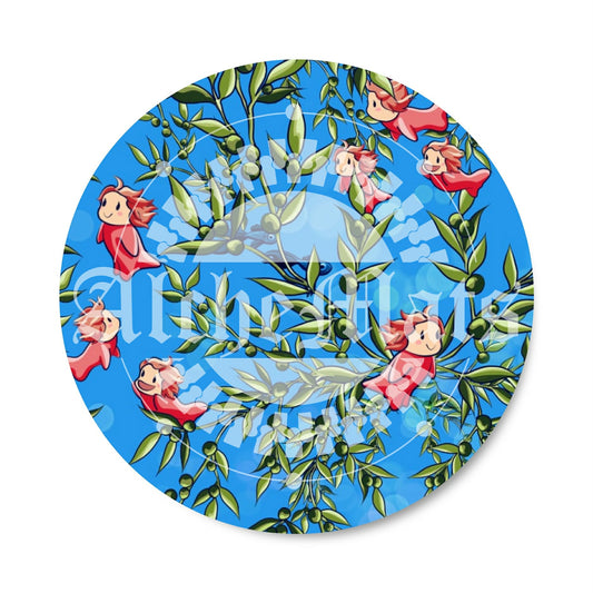 Preorder R30 Fabric/Vinyl Fish Girl Damask