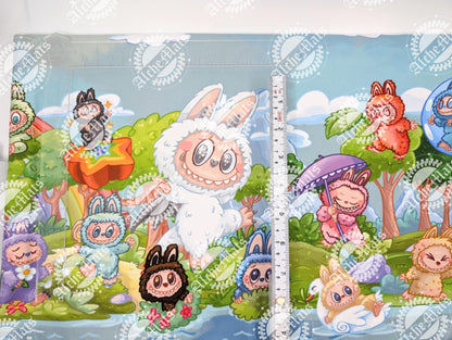Preorder R30 FABRIC Labu Park Double Border Blue