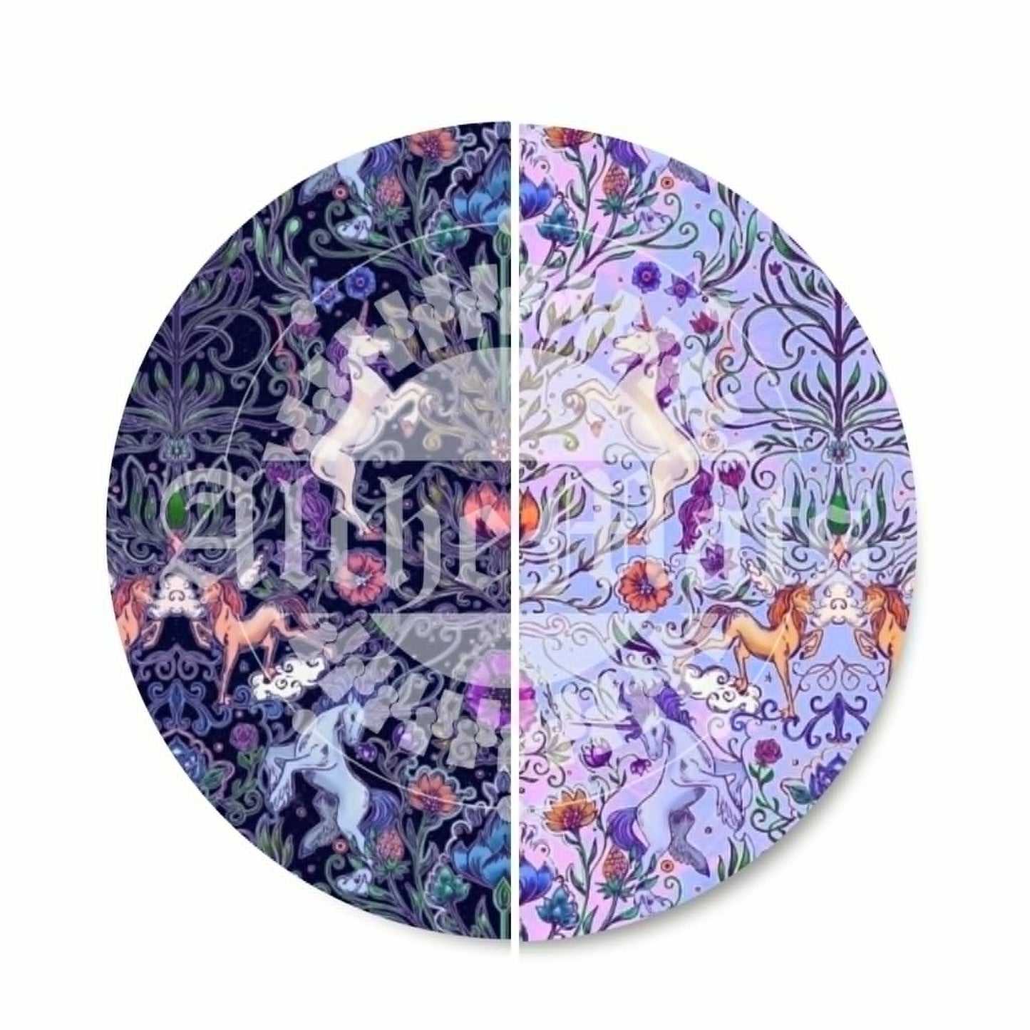Preorder R30 Fabric/Vinyl Cottagecore Unicorn Damask