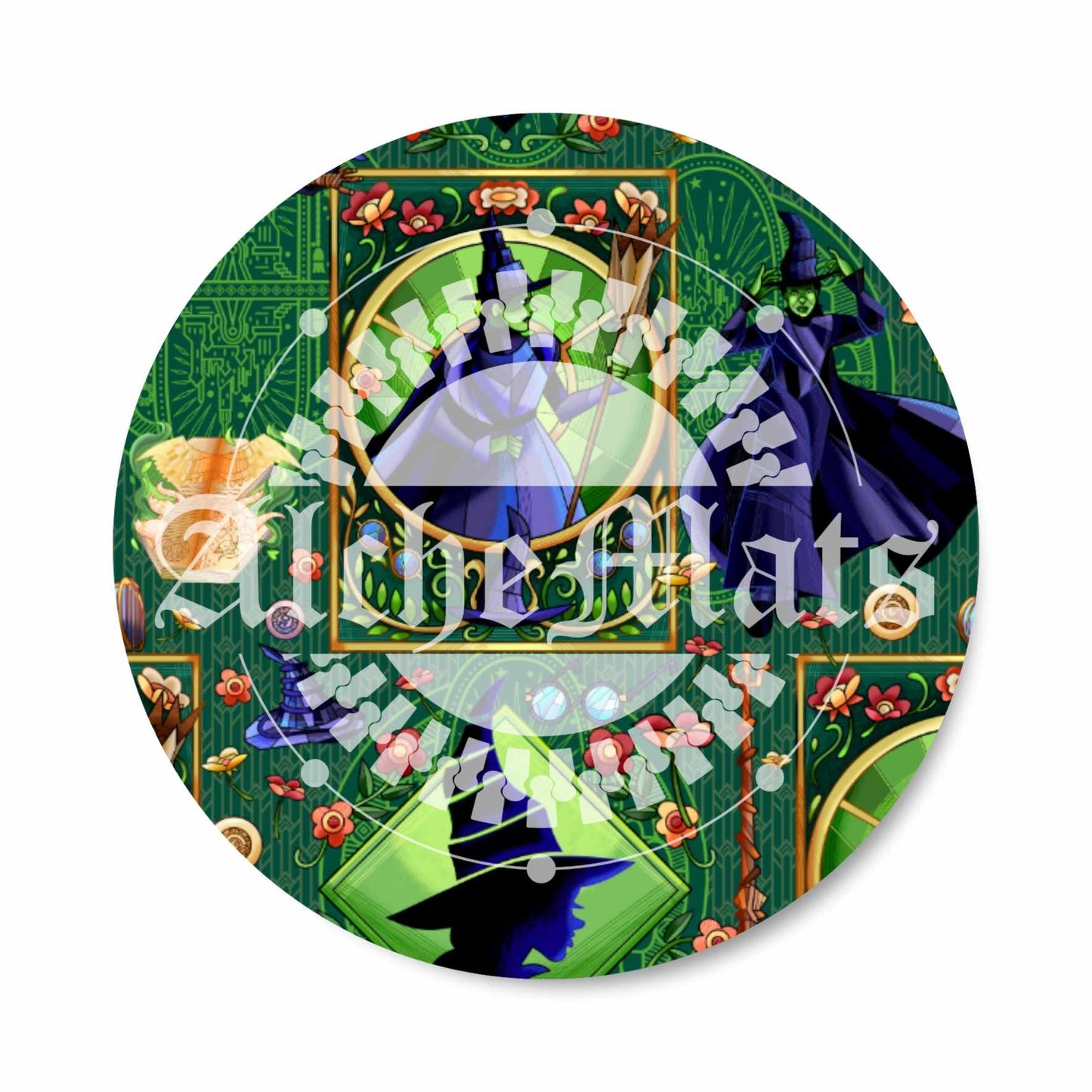 Preorder R30 Fabric/vinyl Green Witch