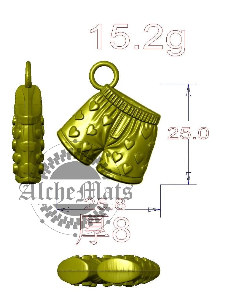 Preorder R31 Hardware Heart Boxers #5 Zipper Pulls