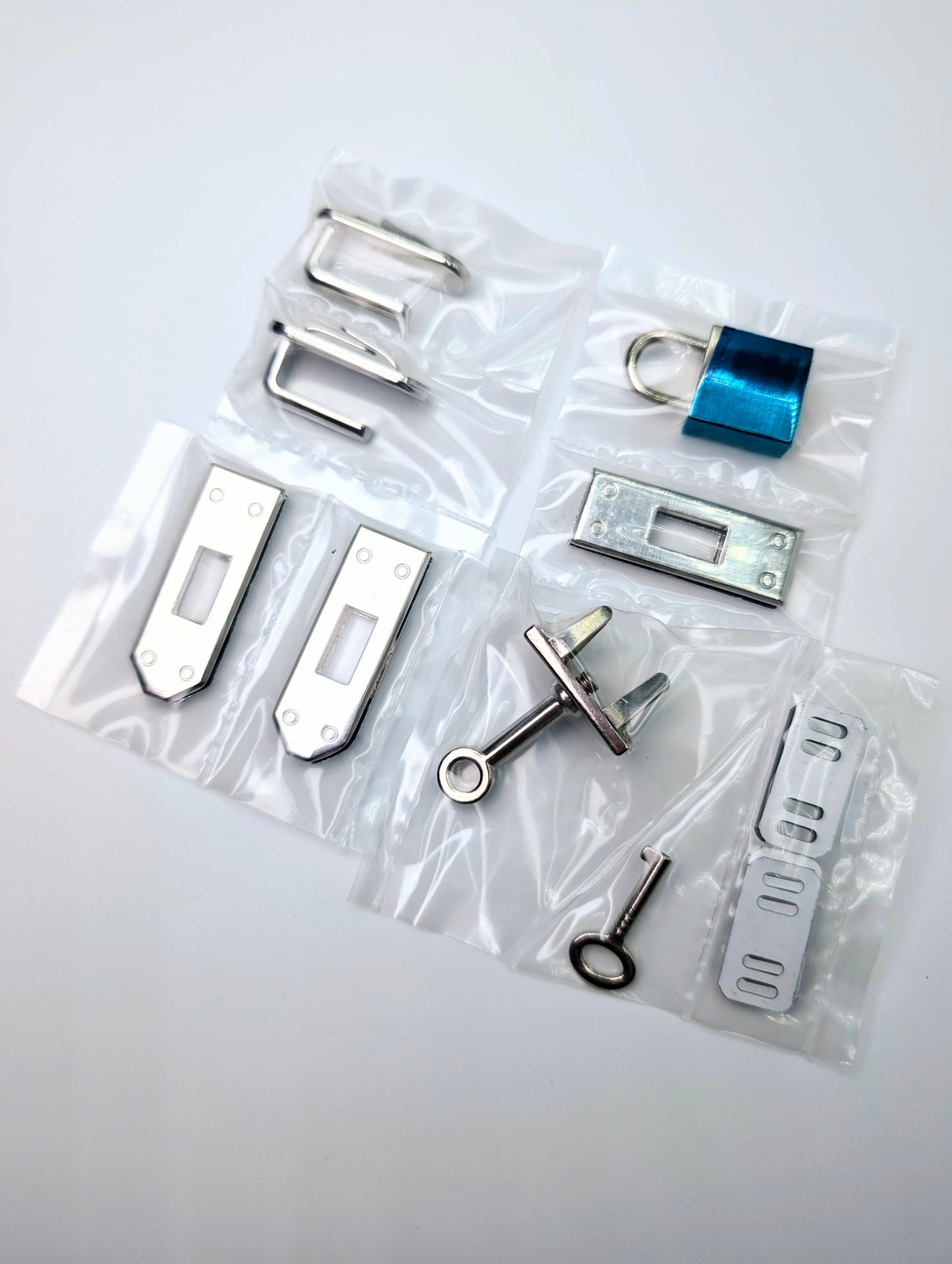 RETAIL 7 Piece Designer Lock and Strap End Hardware Set