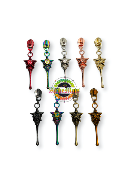RETAIL R3-4 3D Mars Wand #5 Zipper Pull