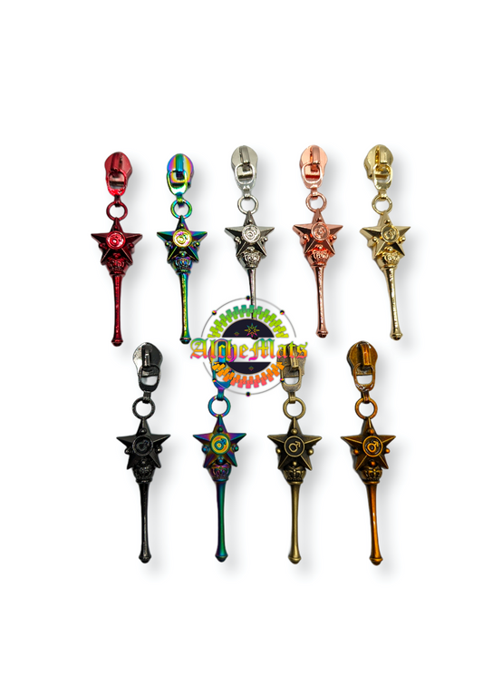 RETAIL R3-4 3D Mars Wand #5 Zipper Pull